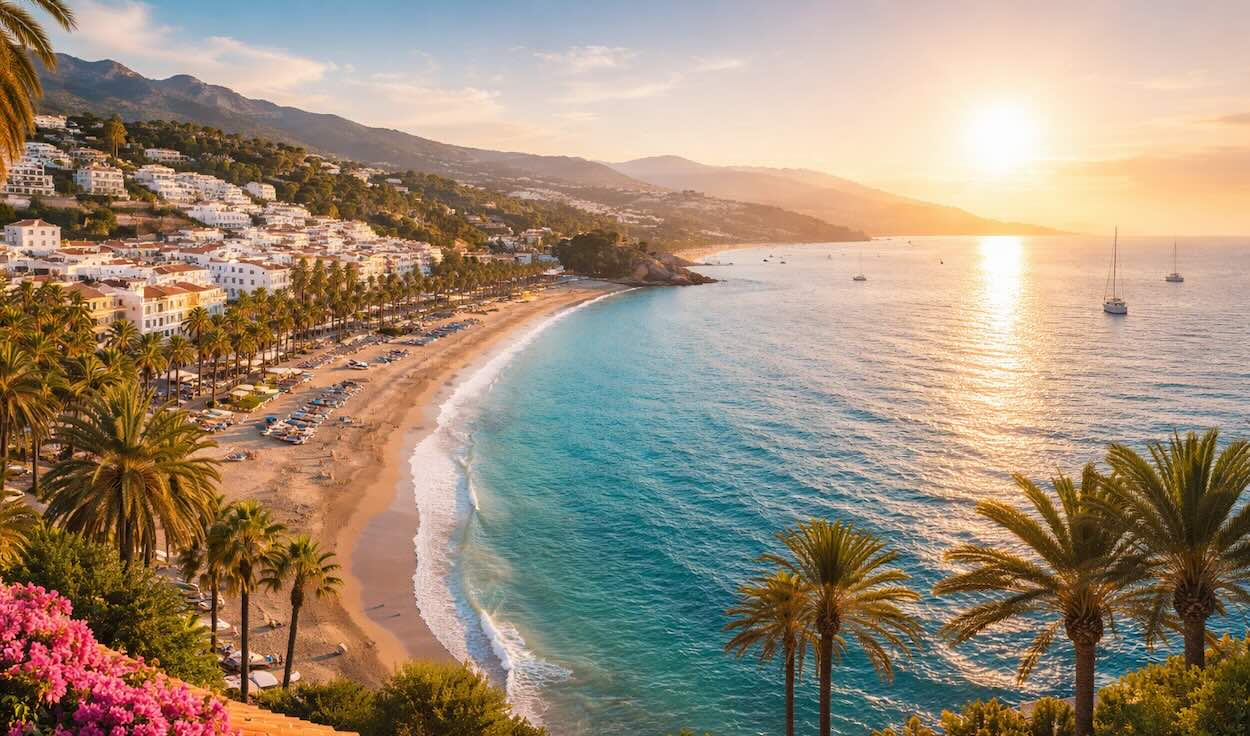 Off-plan properties Costa del Sol aerial view